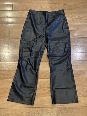 Zara Black Leather Pants | US Women's L